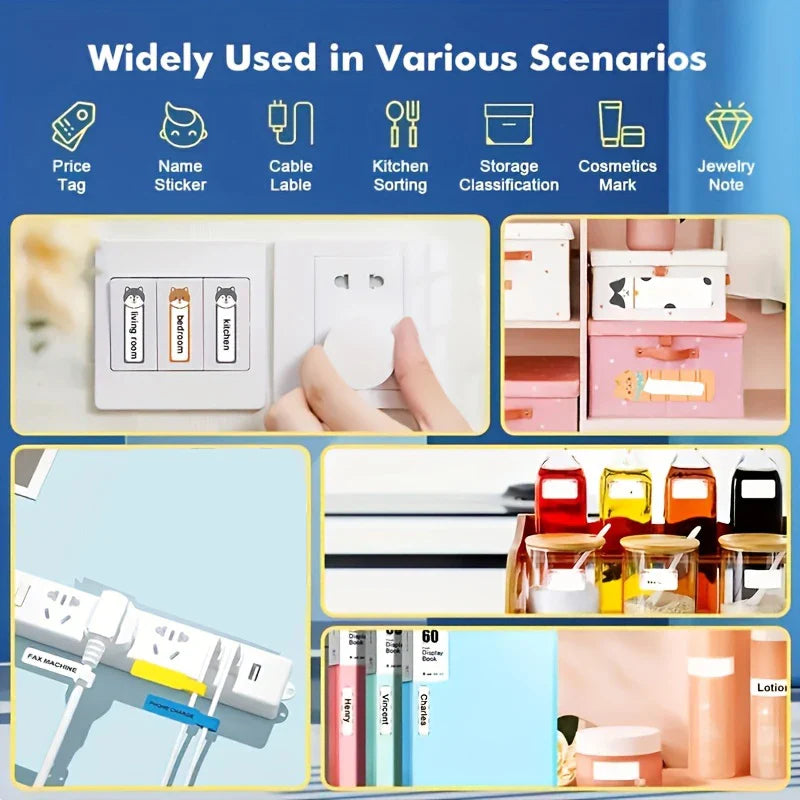 Marklife M1 Portable Bluetooth Label Printer With Self-Adhesive Paper
