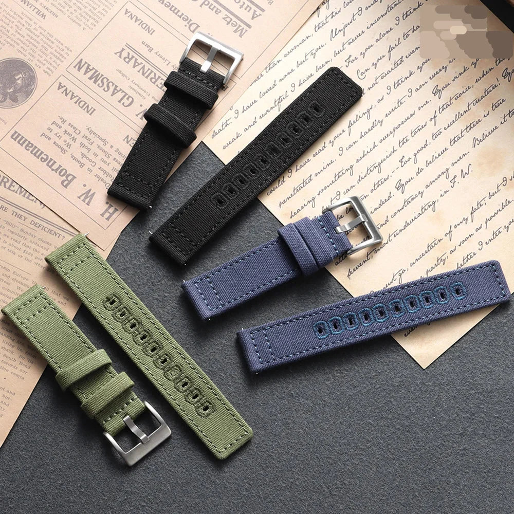 Polar Vantage, Grit X & Ignite Stitched Canvas Nylon Band