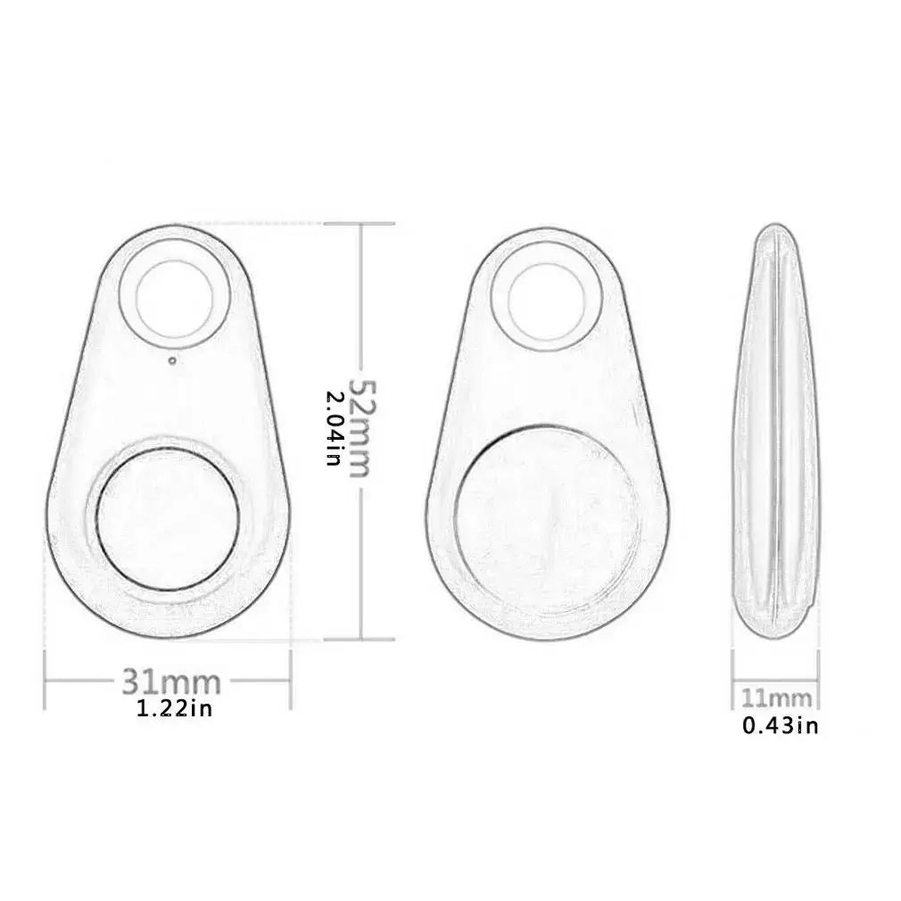 Wireless Mini GPS Tracker Anti Lost Alarm for Keys Wallet