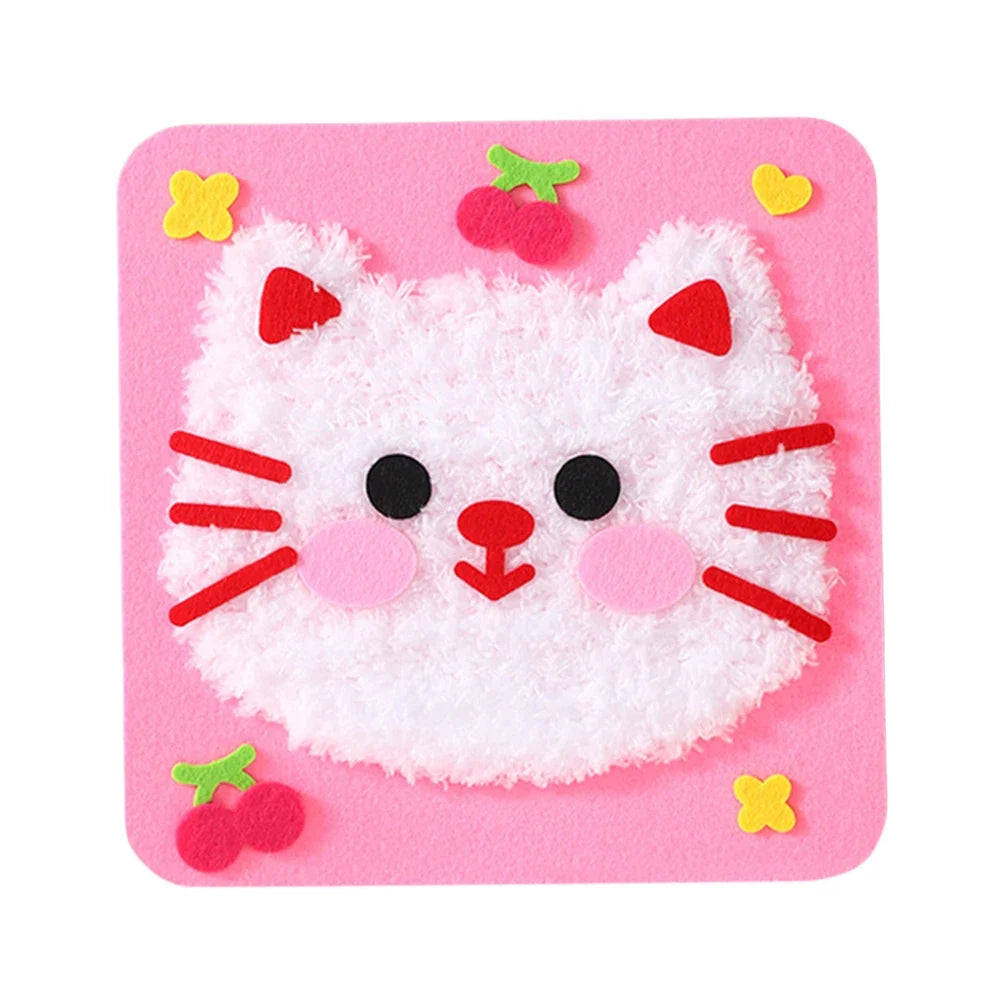 Creative DIY Sewing Kit for Beginners | Cute Animal Embroidery Doll Set