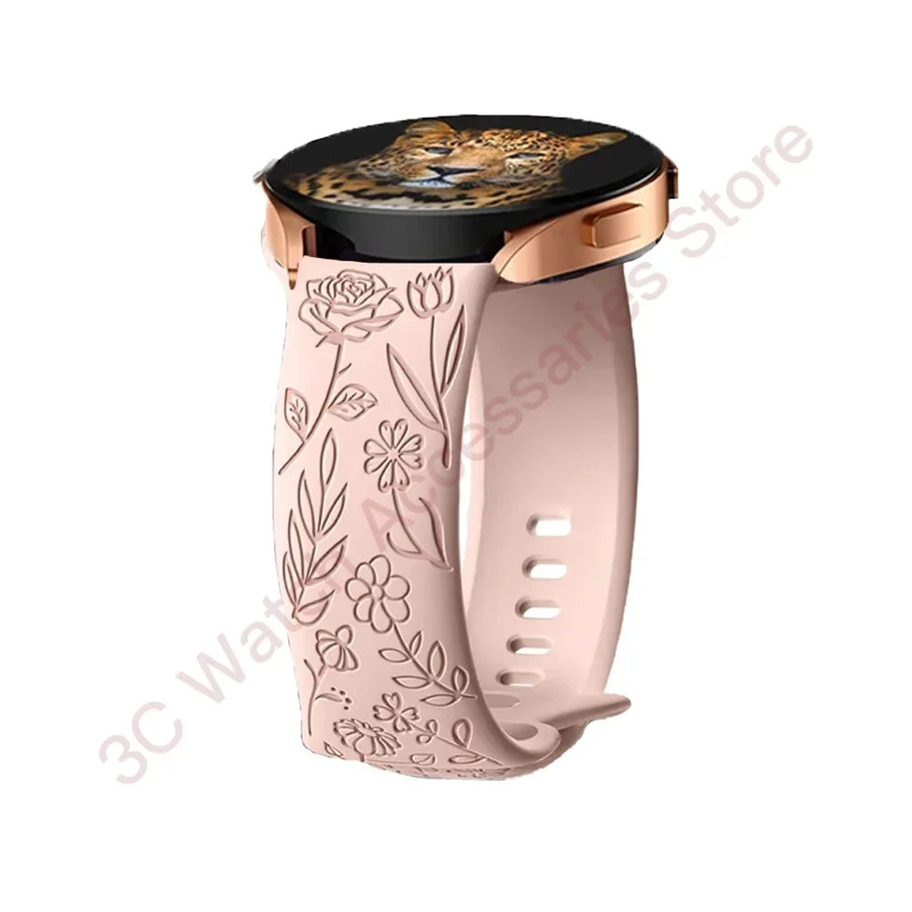Polar Vantage, Grit X & Ignite Rose Engraved Silicone Band
