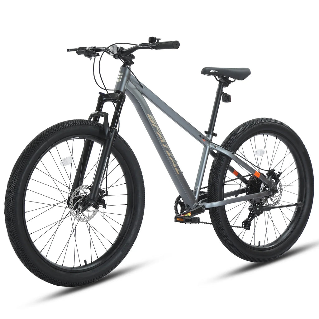 Spatial Fat Tire Mountain Bike 9-Speed Front Suspension Disc Brakes