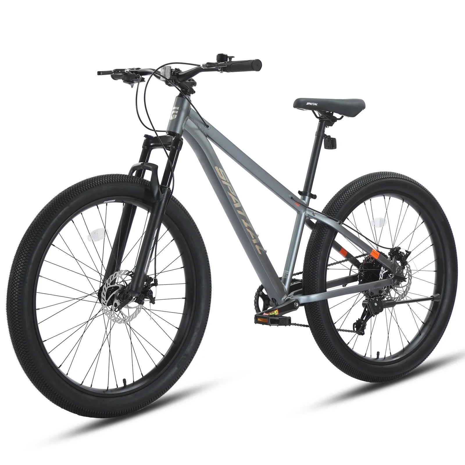 Spatial Fat Tire Mountain Bike 9-Speed Front Suspension Disc Brakes