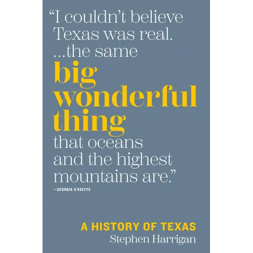 Big Wonderful Thing: A History of Texas - Hardcover