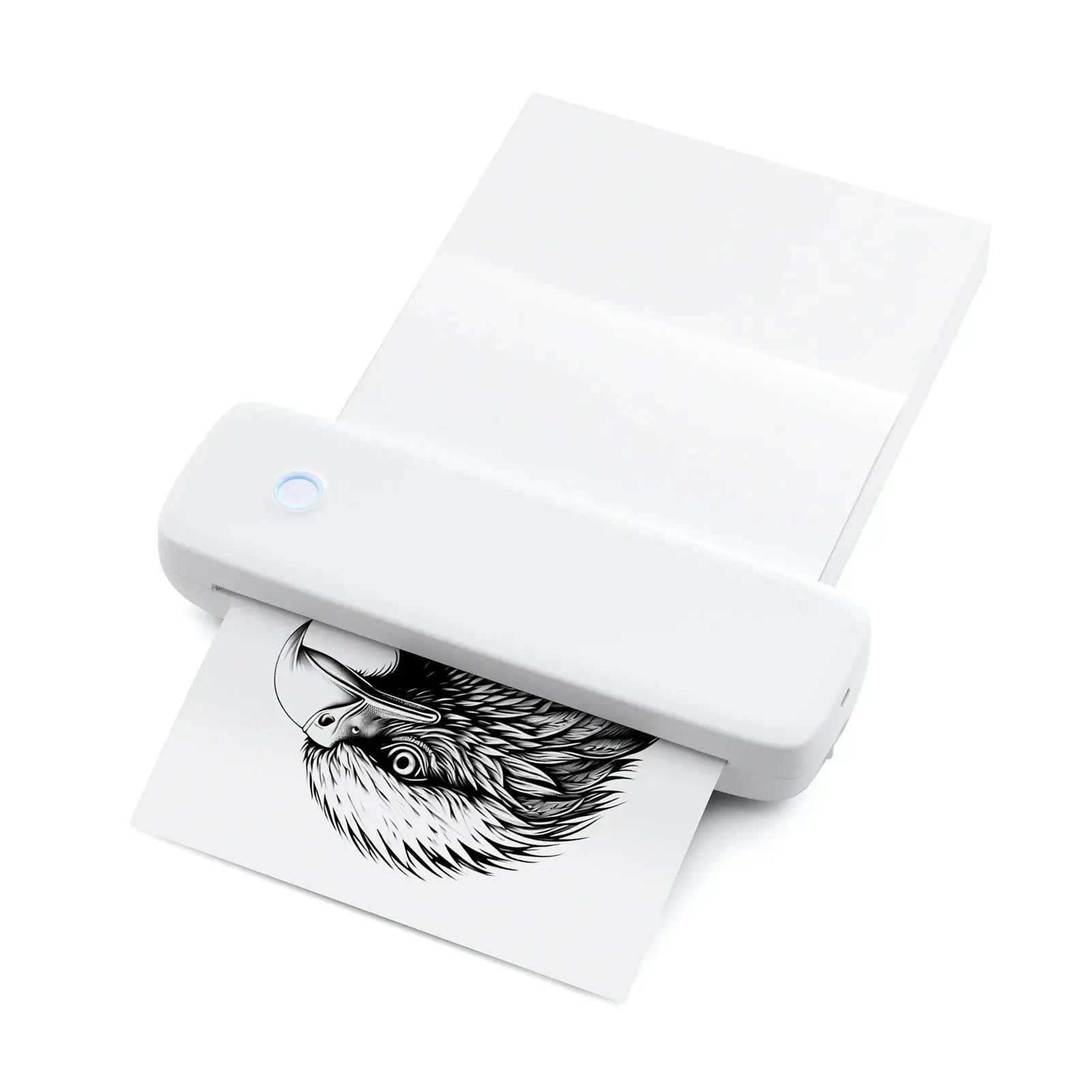 Portable Thermal Transfer Printer Wireless&USB Connect with Mobile Computer 56mm/77mm/107mm/210mm/216mm