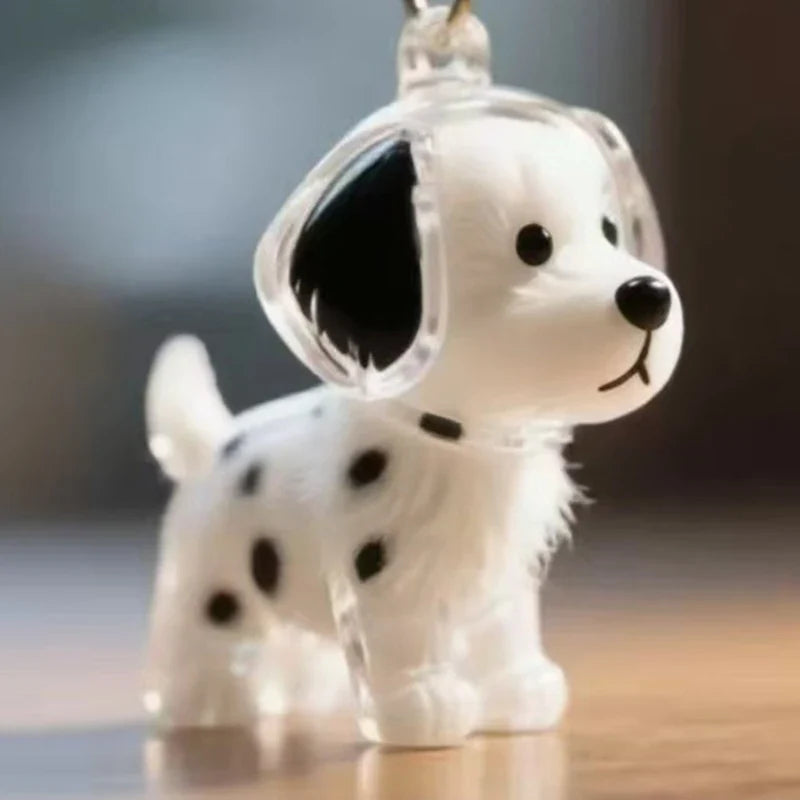 Clear Puppy Hair Memorial Keepsake Capsule | Pet Fur Container DIY Pendant Keychain