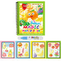 1PC Children Drawing Coloring Books Magic Water Drawing Book for Boys And Girls Gift Animal Cartoon Montessori Diy Painting Toys | Reusable Water Drawing Book