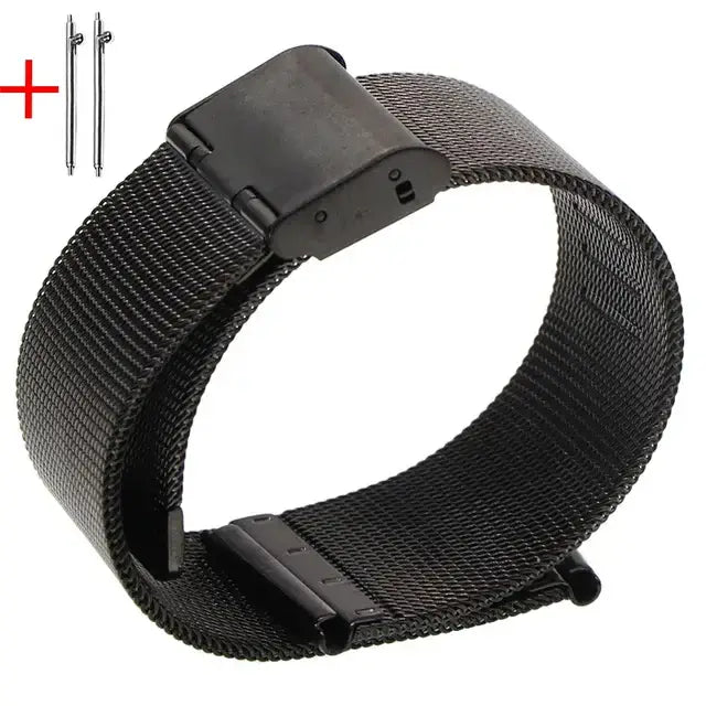 Garmin 18/20/22mm Quick Release Milanese Mesh Band with Folding Clasp