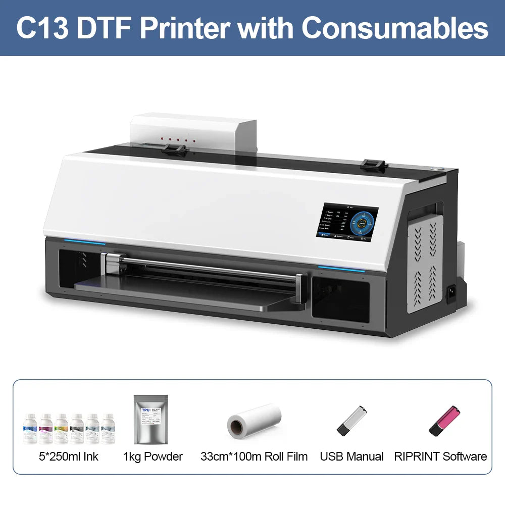 TOPPARTS DTF Printer Direct To Film Printing Machine For Clothes