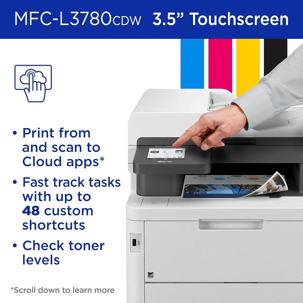 MFC-L3780CDW Wireless Color All-In-One Printer With Duplex
