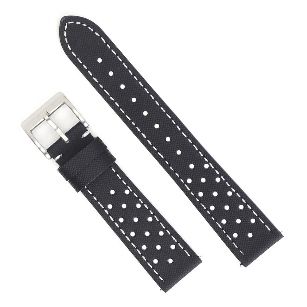 Garmin 18/20/22mm Quick Release Perforated Sailcloth Rally Band