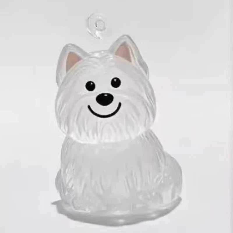 Clear Puppy Hair Memorial Keepsake Capsule | Pet Fur Container DIY Pendant Keychain