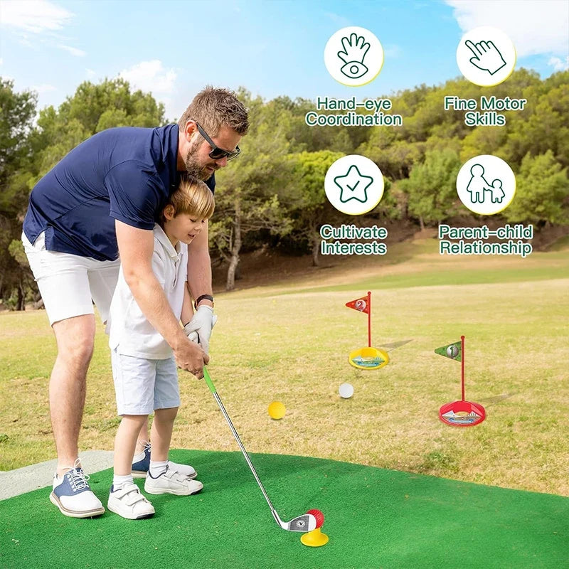Kids' Golf Club Play Set – Retractable Toy Clubs