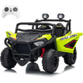 24V 2 Seater Ride On Car Electric UTV Car with Remote Control,4-Wheeler Suspension,Soft Start,3 Speeds,Led Lights,Bluetooth,3-8Y