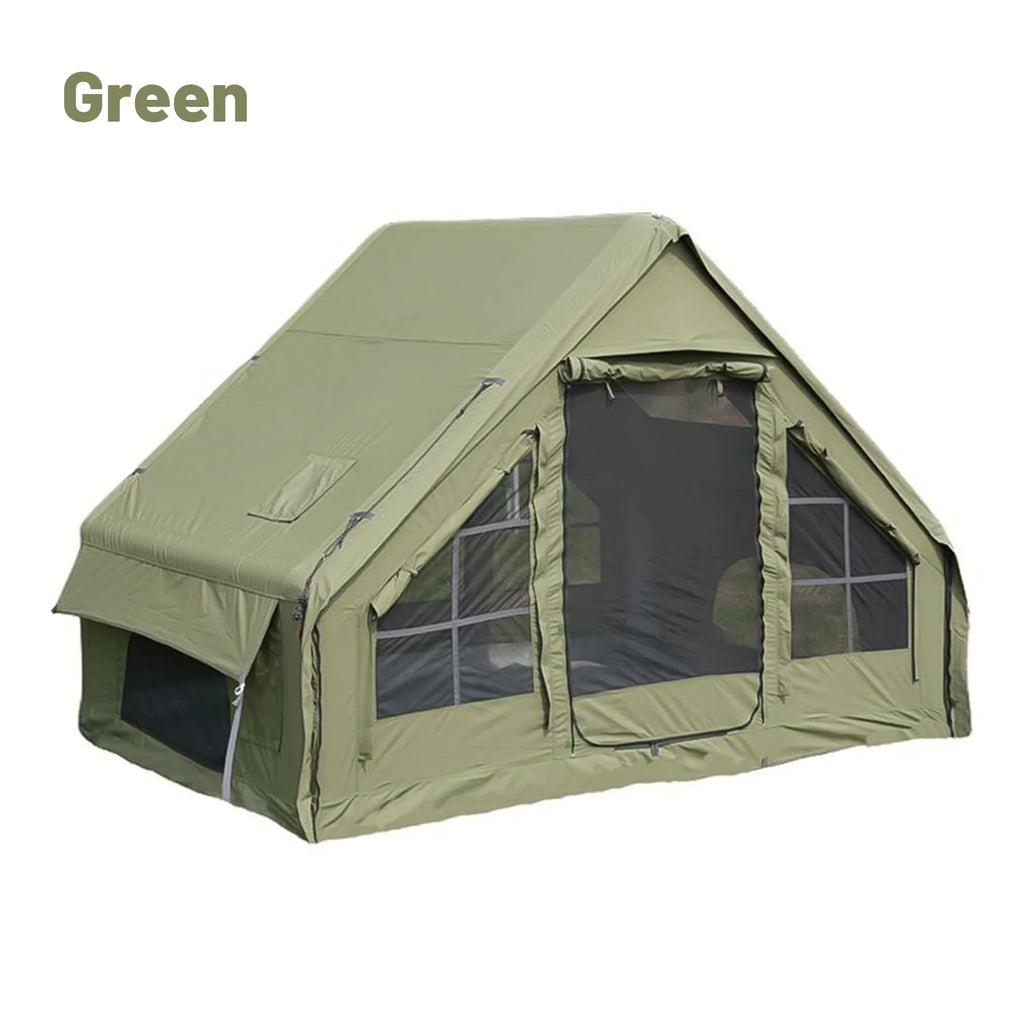 Pakicetus Inflatable Family Camping Tent With Stove Plug