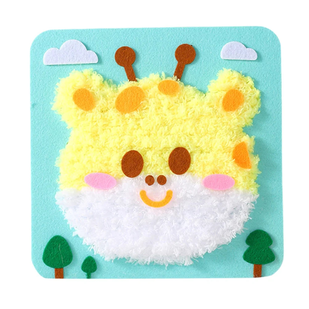 Creative DIY Sewing Kit for Beginners | Cute Animal Embroidery Doll Set