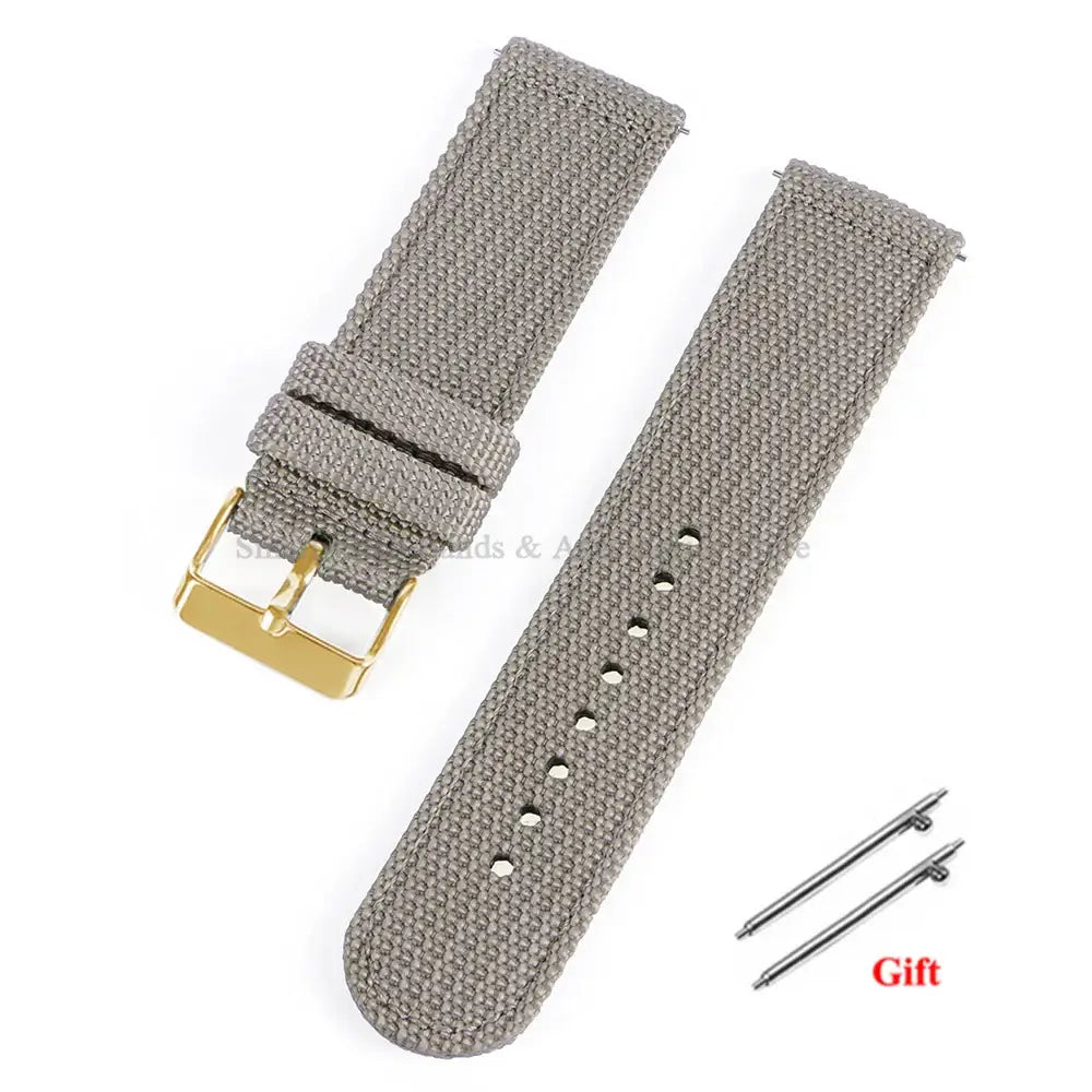 Garmin 18/20/22mm Quick Release Woven Nylon Band with Buckle Options