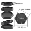 SucceBuy RV Leveling Pads Round Landing Feet Jack Stabilizers Rubber
