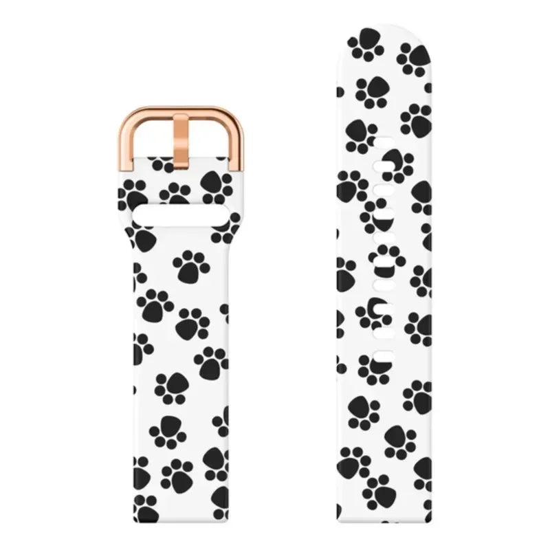 Samsung Galaxy Watch 7, 6, 5, 4 & FE Printed Silicone Band