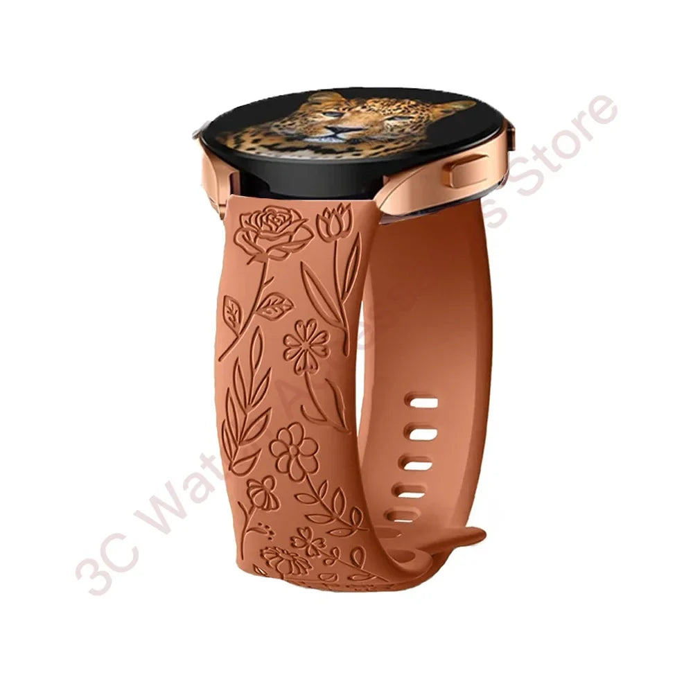 Polar Vantage, Grit X & Ignite Rose Engraved Silicone Band