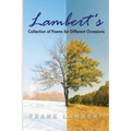 Lambert's Collection of Poems for Different Occasions - Paperback