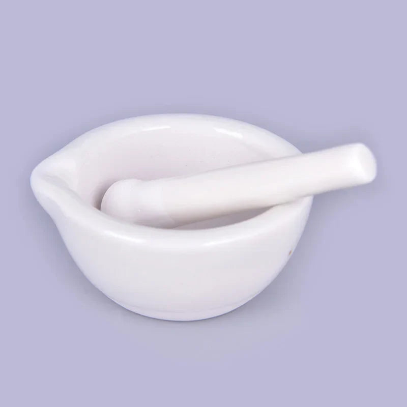 TPXCKz Ceramic Mortar And Pestle Spice Grinder Set
