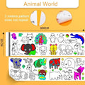 Children's Drawing Roll | Sticky Color Filling Paper for DIY Painting