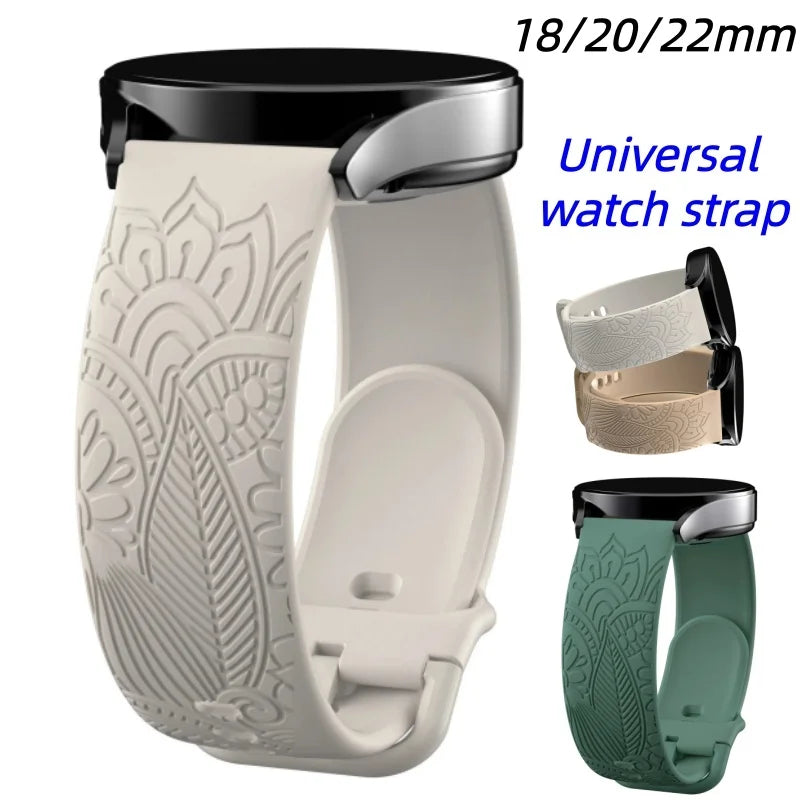 Polar Vantage, Grit X & Ignite Engraved Mandala Silicone Band