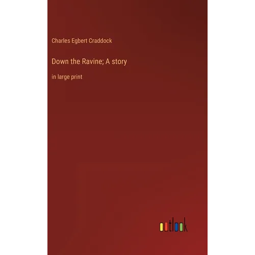 Down the Ravine; A story: in large print - Hardcover