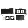 2 Burner Stove With Piezo Ignition Baking Tray Carrying Case