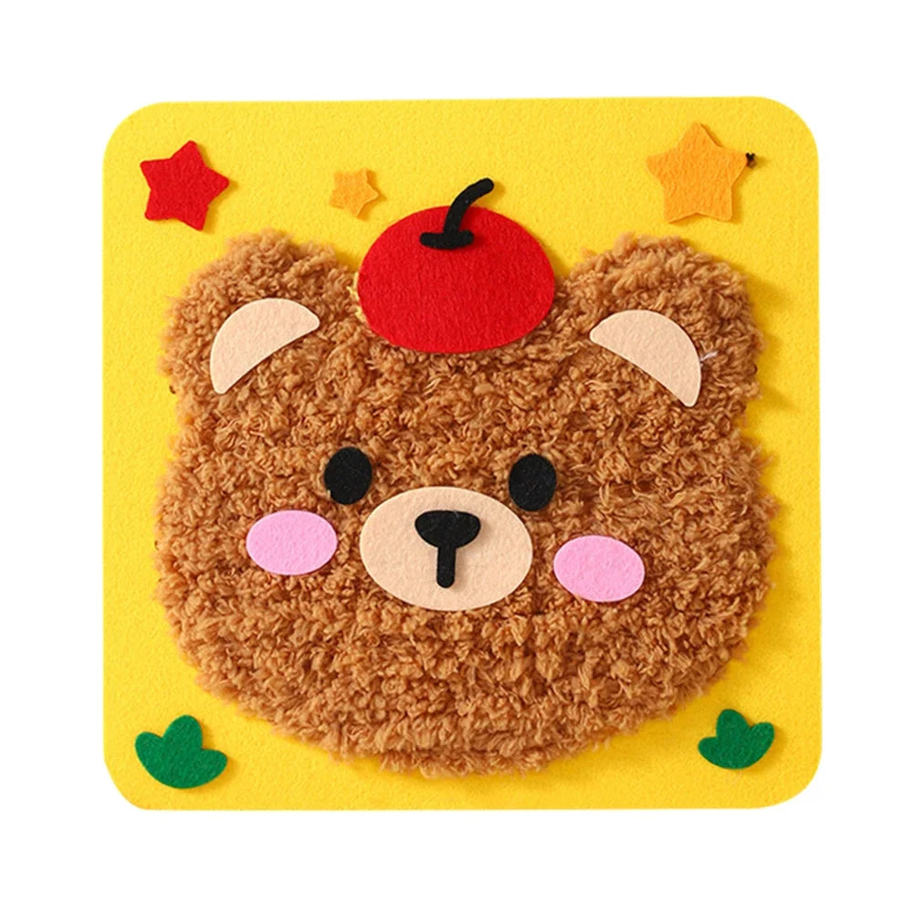 Creative DIY Sewing Kit for Beginners | Cute Animal Embroidery Doll Set