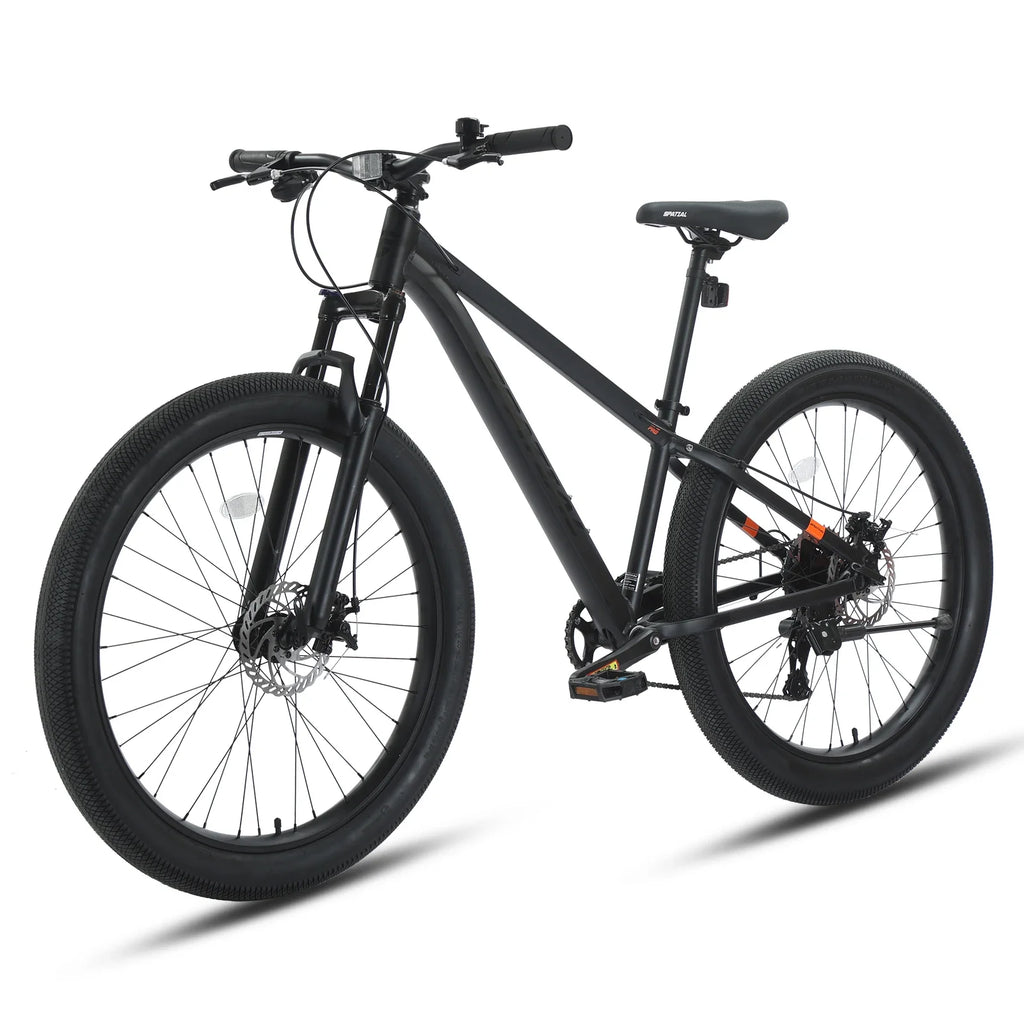 Spatial Fat Tire Mountain Bike 9-Speed Front Suspension Disc Brakes