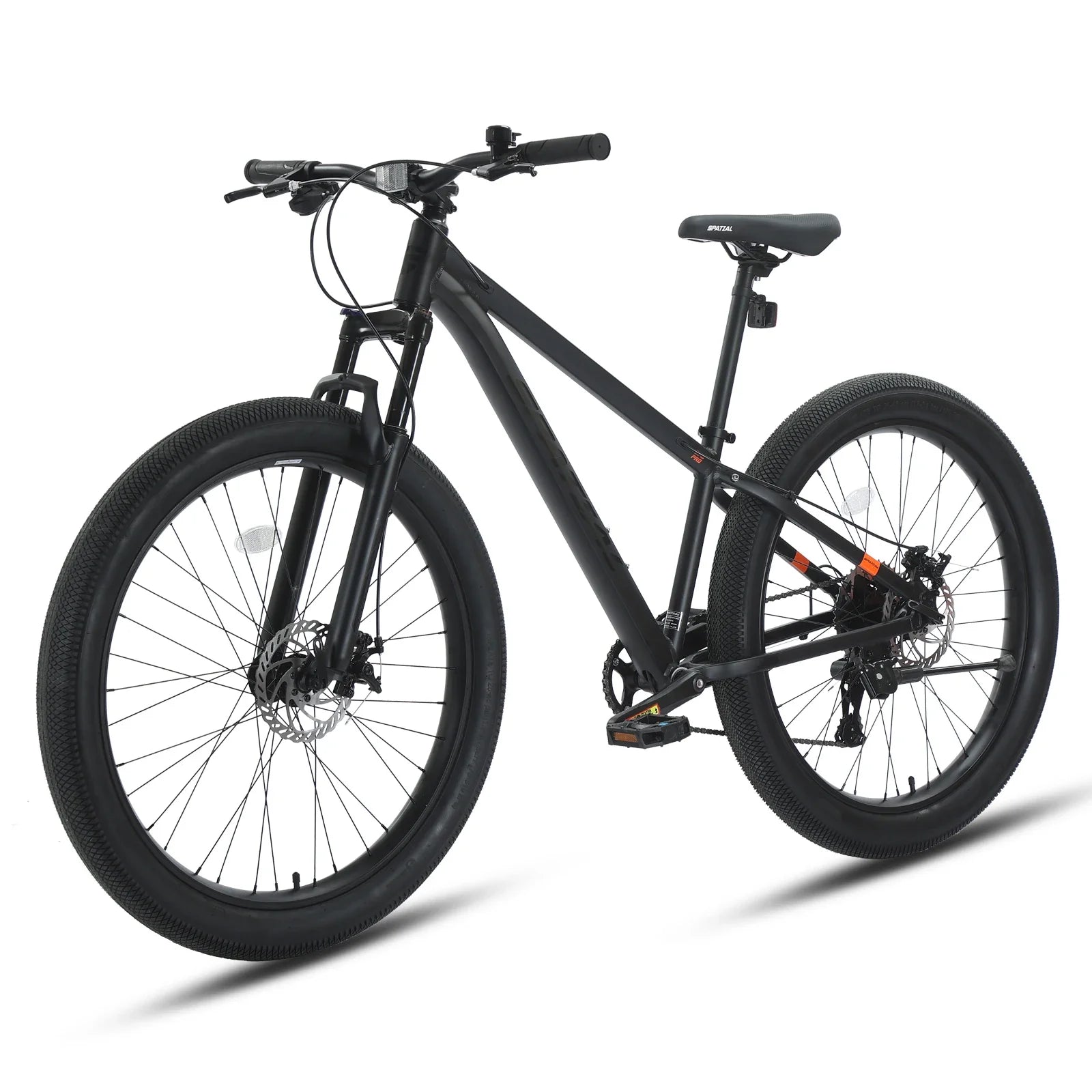 Spatial Fat Tire Mountain Bike 9-Speed Front Suspension Disc Brakes