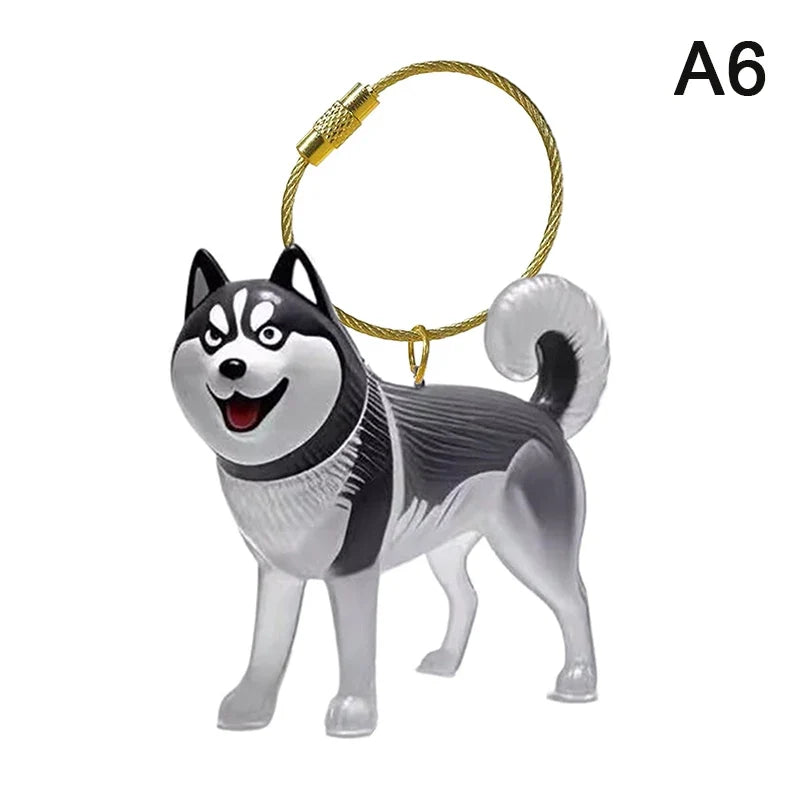 Clear Pet Hair Memorial Keepsake Capsule | Dog Fur Container Keychain for Pet Lovers