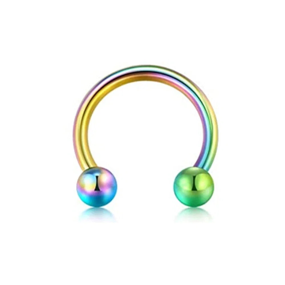 31 Styles 16G Surgical Steel 1 Pcs Nose Septum Rings Piercing Jewelry