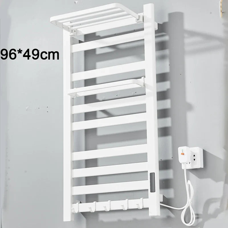 Shinesia Electric Towel Warmer Rack With Digital Display And Temperature Control