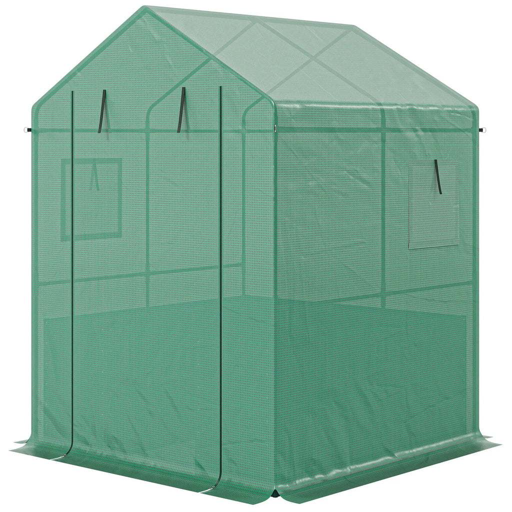 Raised Bed Greenhouse Kit With Galvanized Steel Frame
