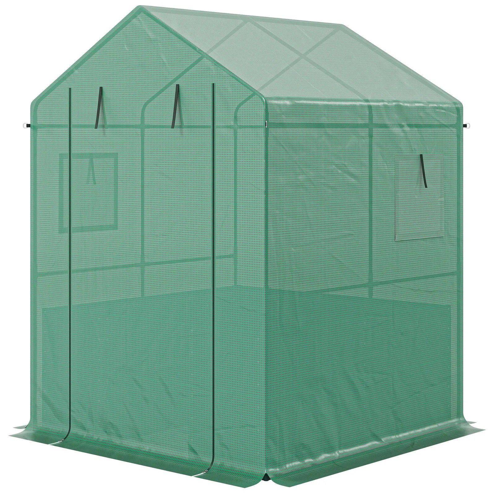 Raised Bed Greenhouse Kit With Galvanized Steel Frame
