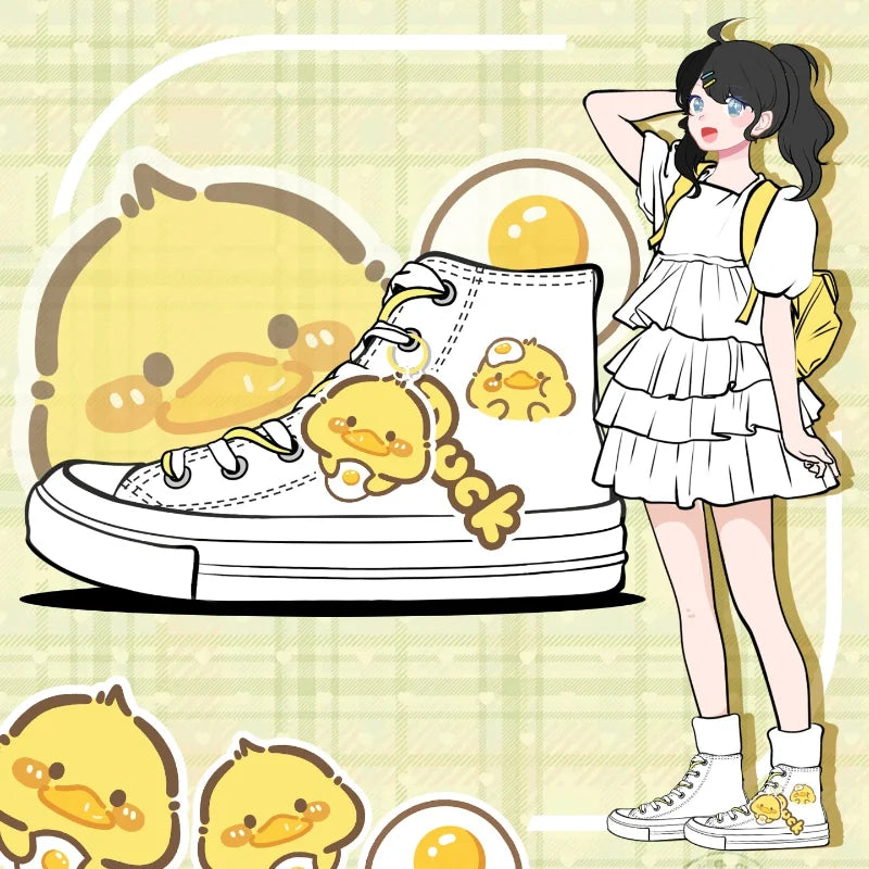 Kawaii Lord Duckness High Tops