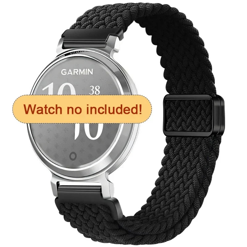 Garmin Lily 2 & 2 Active 14mm Braided Nylon Magnetic Band