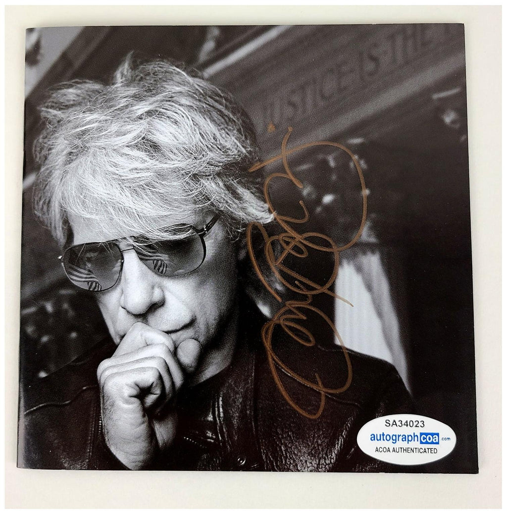 Jon Bon Jovi Signed Autographed 2020 CD Cvr Album LP ACOA