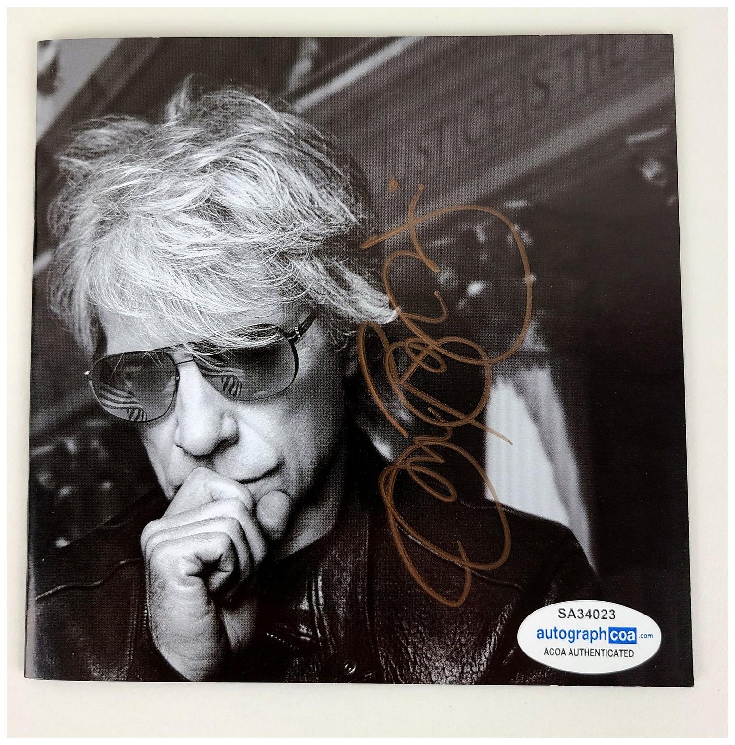 Jon Bon Jovi Signed Autographed 2020 CD Cvr Album LP ACOA