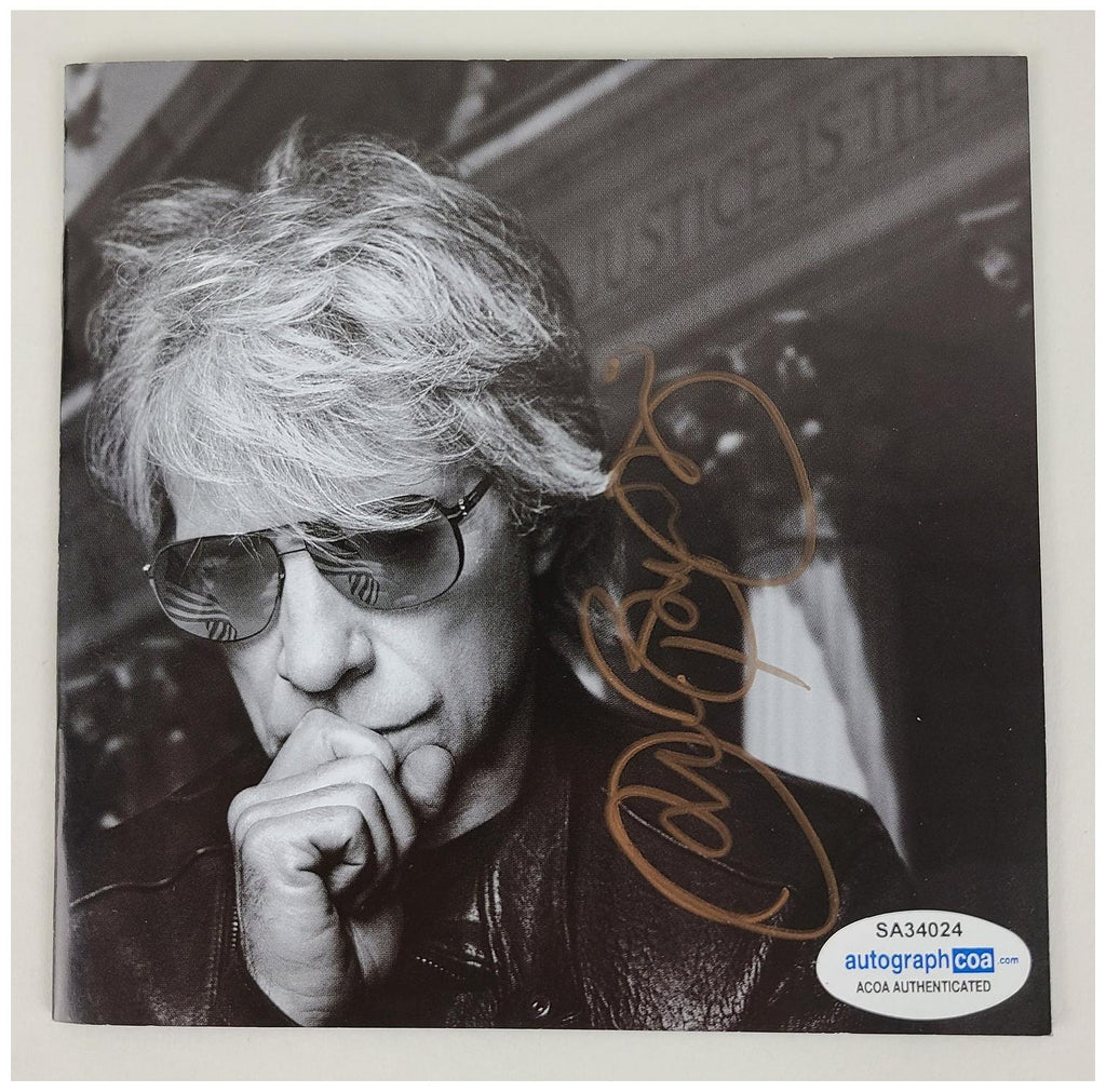 Jon Bon Jovi Signed Autographed 2020 CD Cvr Album LP ACOA