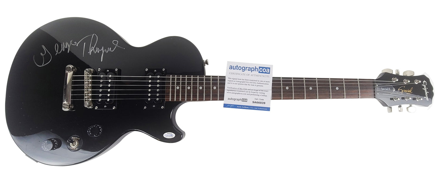 George Thorogood Signed Gibson Epiphone Les Paul Special II Guitar ACOA