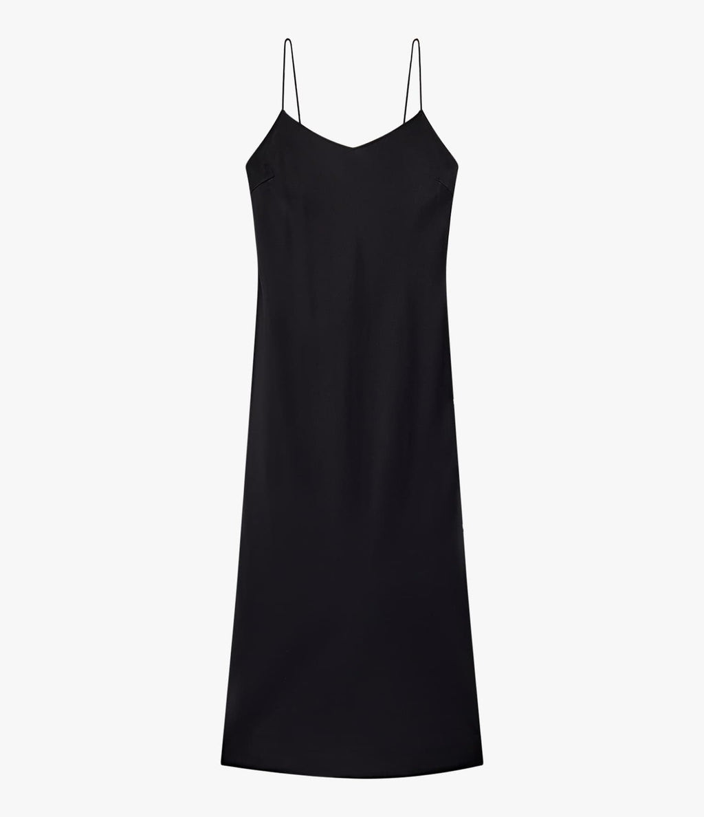 Satin Gown | Black