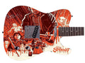 Shelley Duvall The Shining Movie Signed Custom Graphics Guitar ACOA