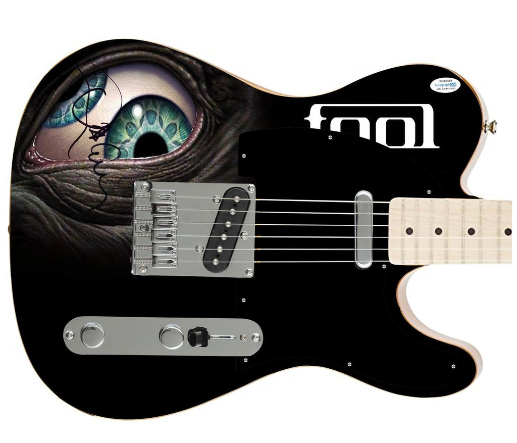 Tool Danny Carey Signed Fender Autographed 1/1 Custom Graphics Photo Guitar ACOA
