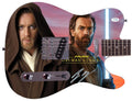 Star Wars Ewan McGregor Signed Autographed Custom Graphics Guitar ACOA