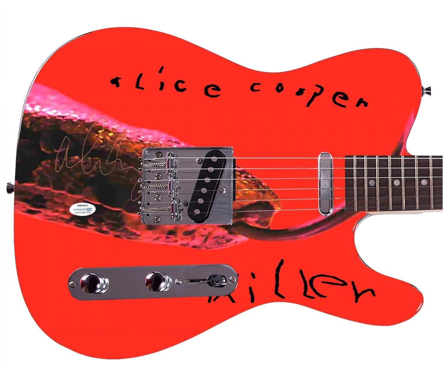 Alice Cooper Signed Autographed Killer Album Lp CD Graphics Photo Guitar ACOA