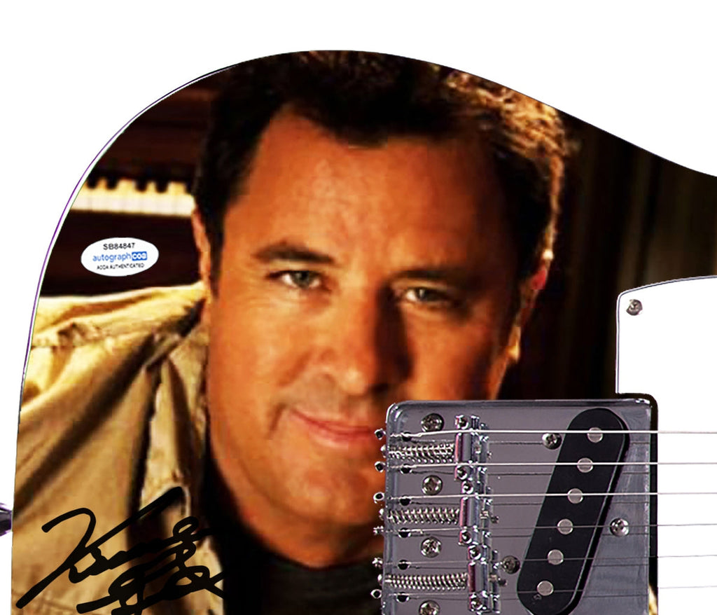 Vince Gill Signed Autographed Live Studio Microphone Graphics Photo Guitar ACOA